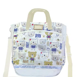YK Girls Oversized Shopper Handheld Bag with Cut Work image 3