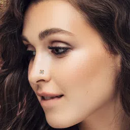 VALANOVA Women Lab Grown Diamond Nosepin 0.15 gm image 3