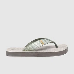 Woodland Men Checked Thong Flip-Flops image 3