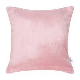 KLOTTHE Pink 5 Pieces Square Woolen Cushion Covers image 3