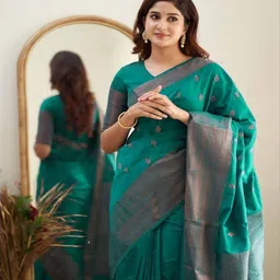 Sanwariya Silk Woven Design Zari Kanjeevaram Saree image 2