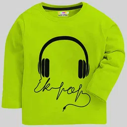 KUCHIPOO Boys Pack of 5 Printed Regular Fit T-shirts image 3