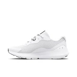 UNDER ARMOUR Men White Woven Design Surge 3 Running Shoes image 3