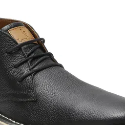 LOUIS STITCH Men Mid Top Block-Heeled Desert Boots image 5