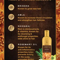 Indulekha Unisex Bringha Anti-Hairfall Shampoo 200 ml image 4