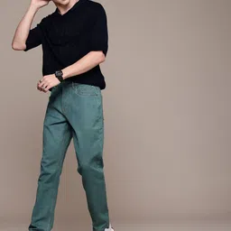 WROGN Men Relaxed Fit Stretchable Jeans image 4