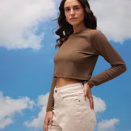 CORSICA Textured Crop Top image 4