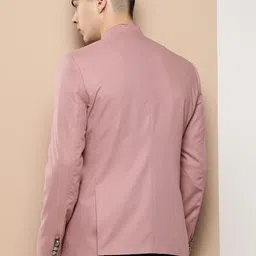 INVICTUS Slim Fit Self Design Bandhgala Blazer image 2