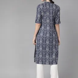Cayman Bandhani Printed Pure Cotton Kurta image 4
