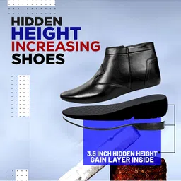 Bxxy Men In-Built Hidden-Height Elevator Formal Boots image 5