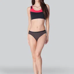 LYRA Women Pack Of 10 Assorted Printed Cotton Basic Briefs image 4