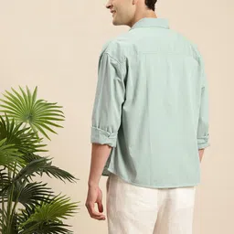 Mast & Harbour Drop-Shoulder Sleeves Relaxed Fit Pure Cotton Casual Shirt image 5