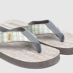 Woodland Men Checked Thong Flip-Flops image 5