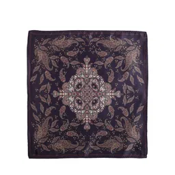 Tossido Men Set Of 3 Black & Beige Printed Pocket Square image 5