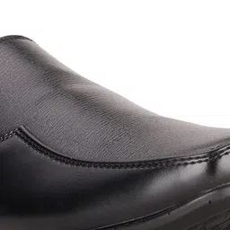 Bata Men Black Solid Synthetic Formal Slip-On Shoe image 5