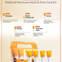 VLCC Set of Pedicure-Manicure Kit & Papaya Fruit Facial Kit image 3