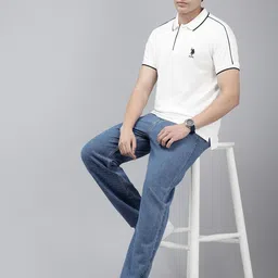 U.S. Polo Assn. Pure Cotton Slim Fit Polo Collar T-shirt image 2