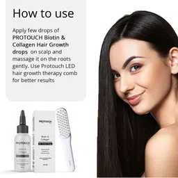 PROTOUCH Set Of 2 Biotin & Collagen Hair Growth Drops 120ml image 3