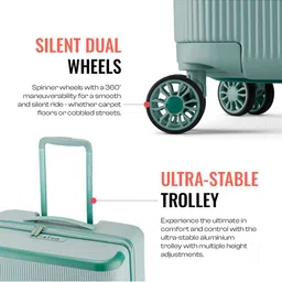 Urban Jungle Lumolite Hard Sided Trolley Suitcase image 4
