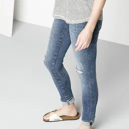 Birkenstock Women White Solid Madrid Birko-Flor Open Toe Narrow Width Flats image 4