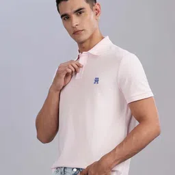 Tommy Hilfiger Men Solid Polo Collar T-shirt image 4