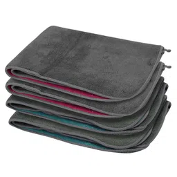 Black gold Set of 2 Solid 650 GSM Pure Cotton Hand Towels image 2