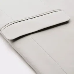 INVICTUS Men Grey Solid Slim Fit Single-Breasted Blazers image 4