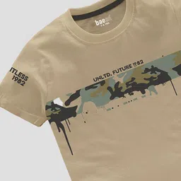 BAESD Boys Pack of 3 Graphic Printed Cotton T-shirt image 2