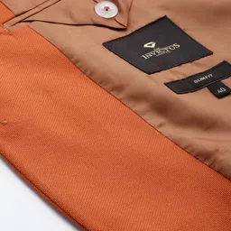 INVICTUS Men Notched Lapel Collar Slim-Fit Textured Blazer image 3