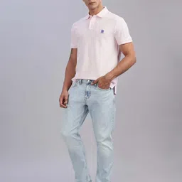 Tommy Hilfiger Men Solid Polo Collar T-shirt image 5