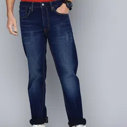 Levis Men 513 Slim Straight Fit Heavy Fade Stretchable Jeans-image-44