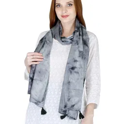 SWITCHON Dyed Tasselled Border Stole-picture-39