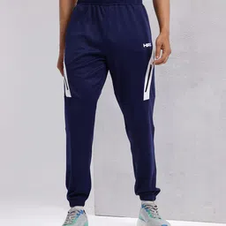 HRX by Hrithik Roshan Men Rapid-Dry Running Joggers with Panelling Design image 4