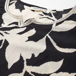 Readiprint Fashions Floral Printed Pure Cotton Tunic With Trousers image 2