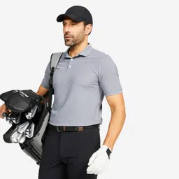 Men Golf Polo T-Shirt 500 Grey-image-72