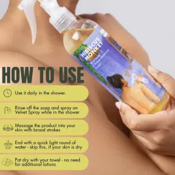 Hibiscus Monkey Velvet Spray Squalene In-Shower Body Moisturizer image 5