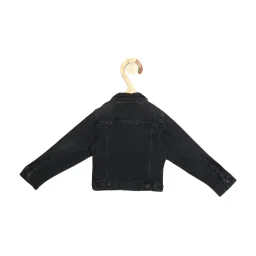 Allen Solly Junior Black Cotton Jacket image 2