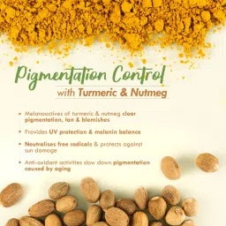 Nat Habit Turmeric Nutmeg Face Moisturizer Malai, Pigmentation Cream, Sun Burn Healing & UV Protect image 4