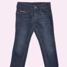 Pantaloons Baby Kids Blue Tapered Fit Jeans-picture-27