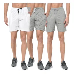Vimal Jonney Multicolor Regular Fit Shorts - Pack of 3 image 1