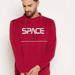 Duke Cranberry Regular Fit Printed SweatShirt image 1