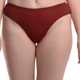 AROUSY Grey & Green Cotton Bikini Panties - Pack Of 5 image 4