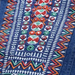 VOXATI Blue Regular Fit Denim Jacket image 5