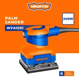 WADFOW Palm Sander, Input Power 240 W, No Load Speed 14500 RPM, WFA1501 image 2