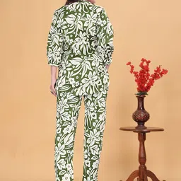 RUNAYA NX Floral Printed Tunic With Trousers Co-ord Set image 4