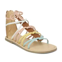 Aria Nica Kids Cognac Ankle Strap Sandals-image-34