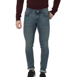 celio celio* Blue Lightly Washed Solid Jeans-picture-45