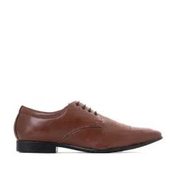 Khadim Men's Brown Derby Shoes-image-30