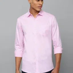 Allen Solly Pink Cotton Slim Fit Shirt-picture-25