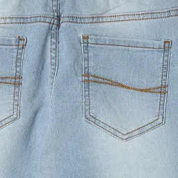 Fame Forever by Lifestyle Kids Blue Cotton Slim Fit Jeans image 4